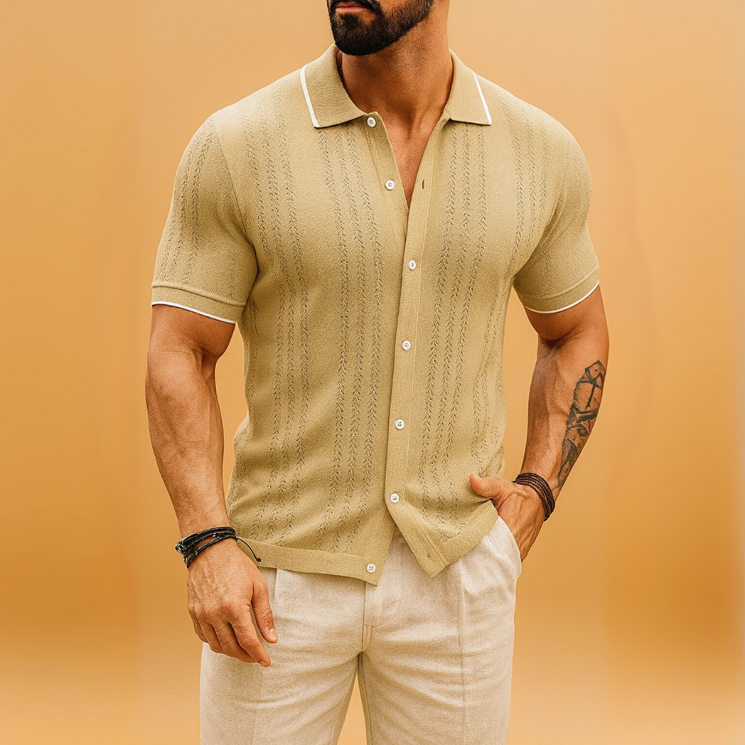 Heren Ademend Stretch Poloshirt – Lichtgewicht, Vochtregulerend, Casual Korte Mouwen