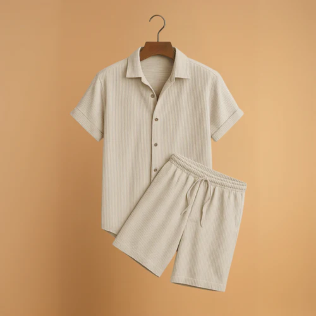 Noir Summer Set – Elegante Zomerset met Top en Shorts voor Dames