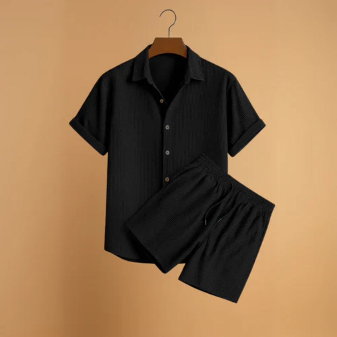 Noir Summer Set – Elegante Zomerset met Top en Shorts voor Dames