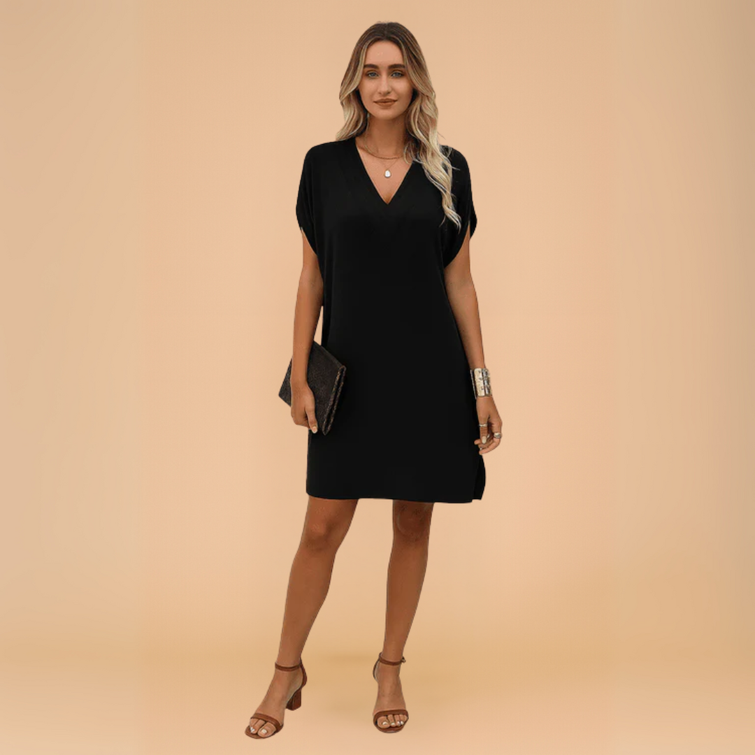 Elegante Zwierige Jurk met Splitmouwen – Ideaal voor Zomerse Dagen & Stijlvolle Outfits