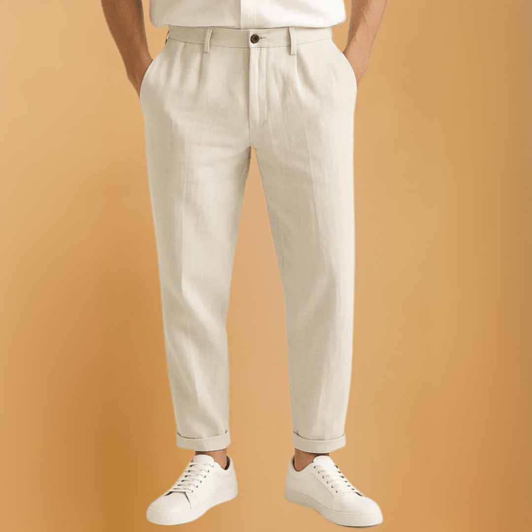 Linnen Rechte Broek