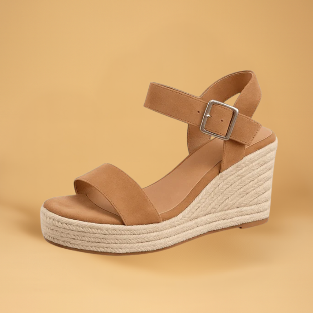 Orthopedische Wedge Sandalen voor Dames – Met Enkelband