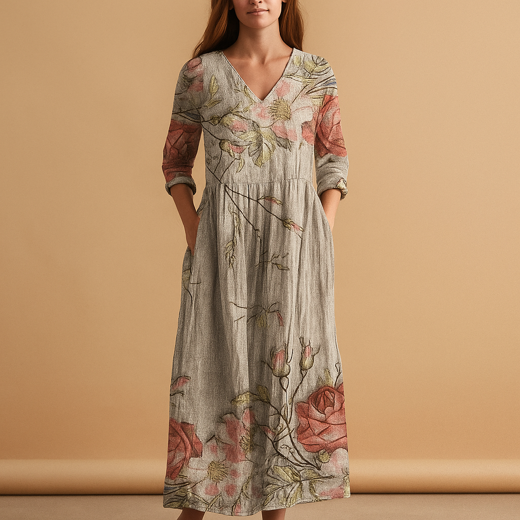 Elegante Zomerjurk voor Dames – Lichtgewicht, Vloeiend en Vrouwelijke Pasvorm