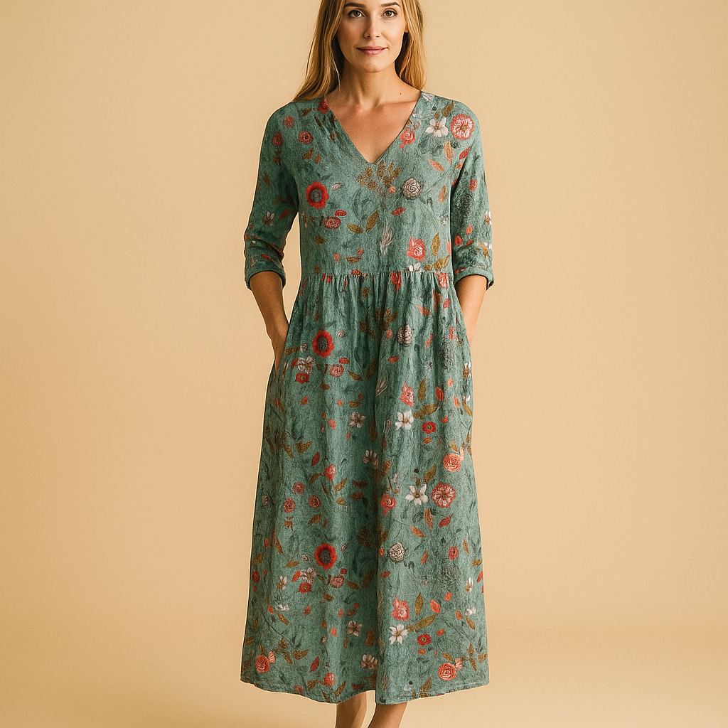 Elegante Zomerjurk voor Dames – Lichtgewicht, Vloeiend en Vrouwelijke Pasvorm