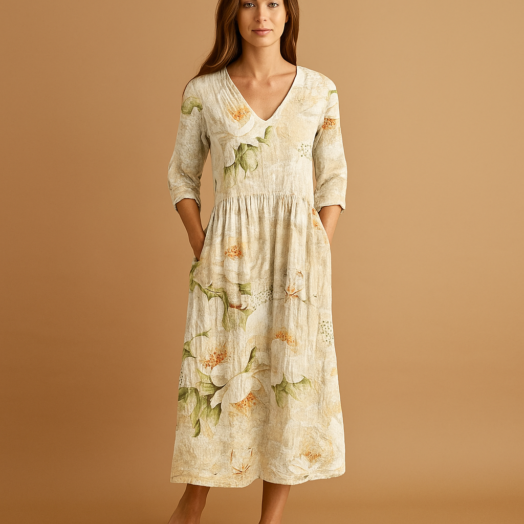 Elegante Zomerjurk voor Dames – Lichtgewicht, Vloeiend en Vrouwelijke Pasvorm