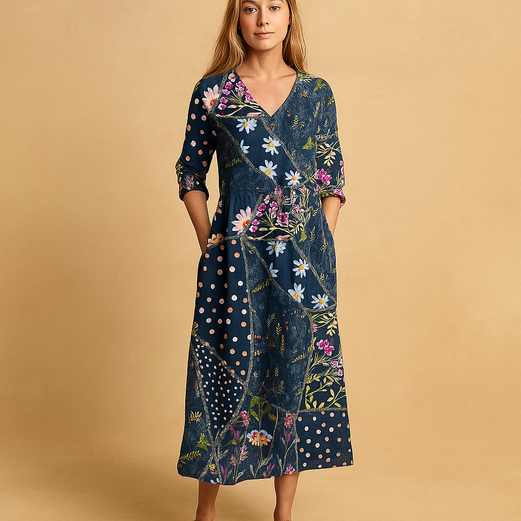 Elegante Zomerjurk voor Dames – Lichtgewicht, Vloeiend en Vrouwelijke Pasvorm