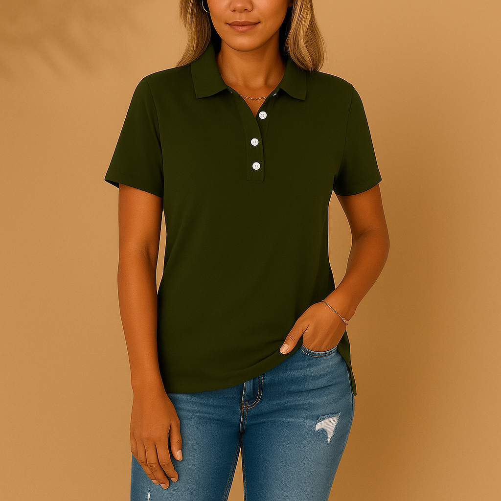 Tijdloos Dames Poloshirt – Elegant, Ademend & Comfortabel voor Elke Dag