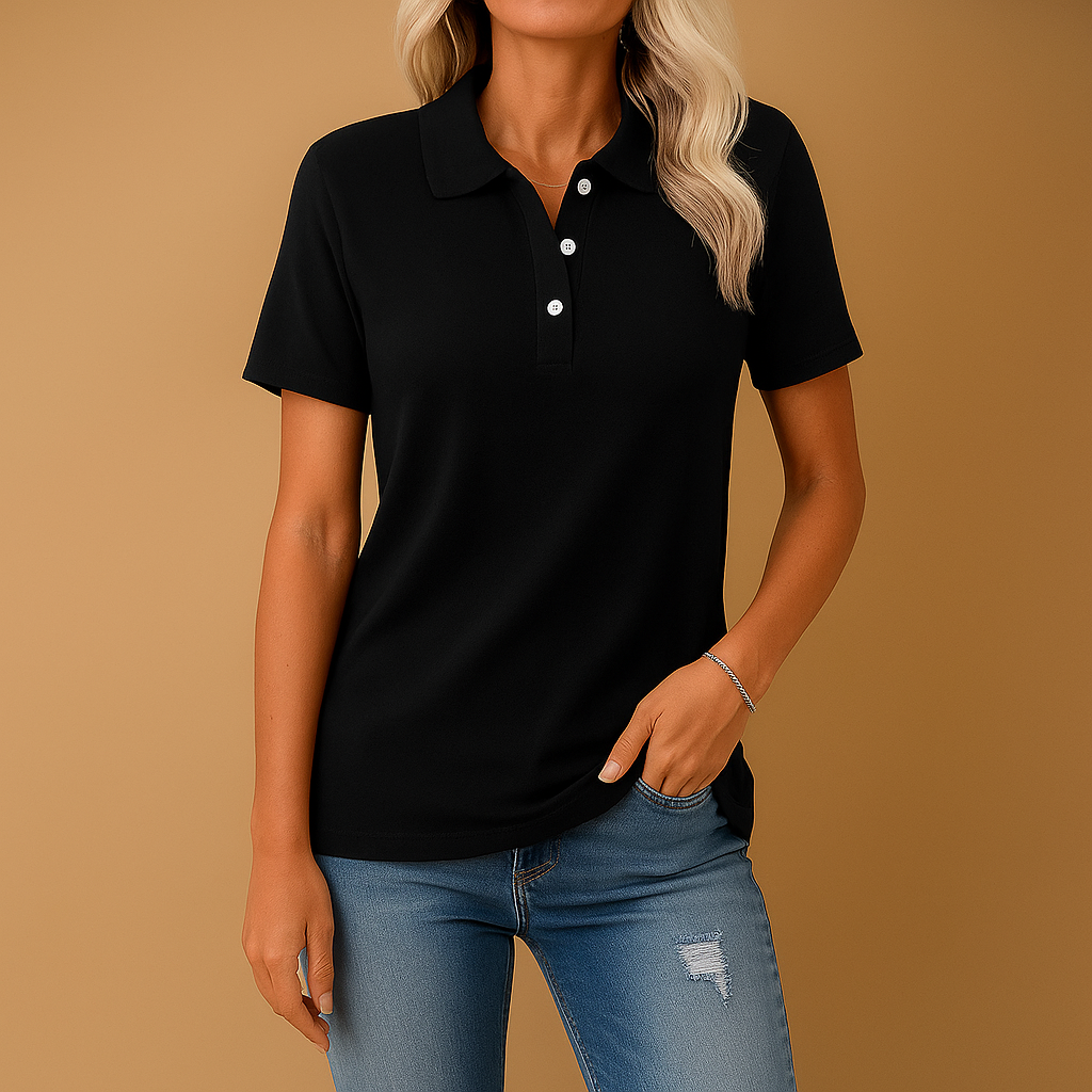Tijdloos Dames Poloshirt – Elegant, Ademend & Comfortabel voor Elke Dag