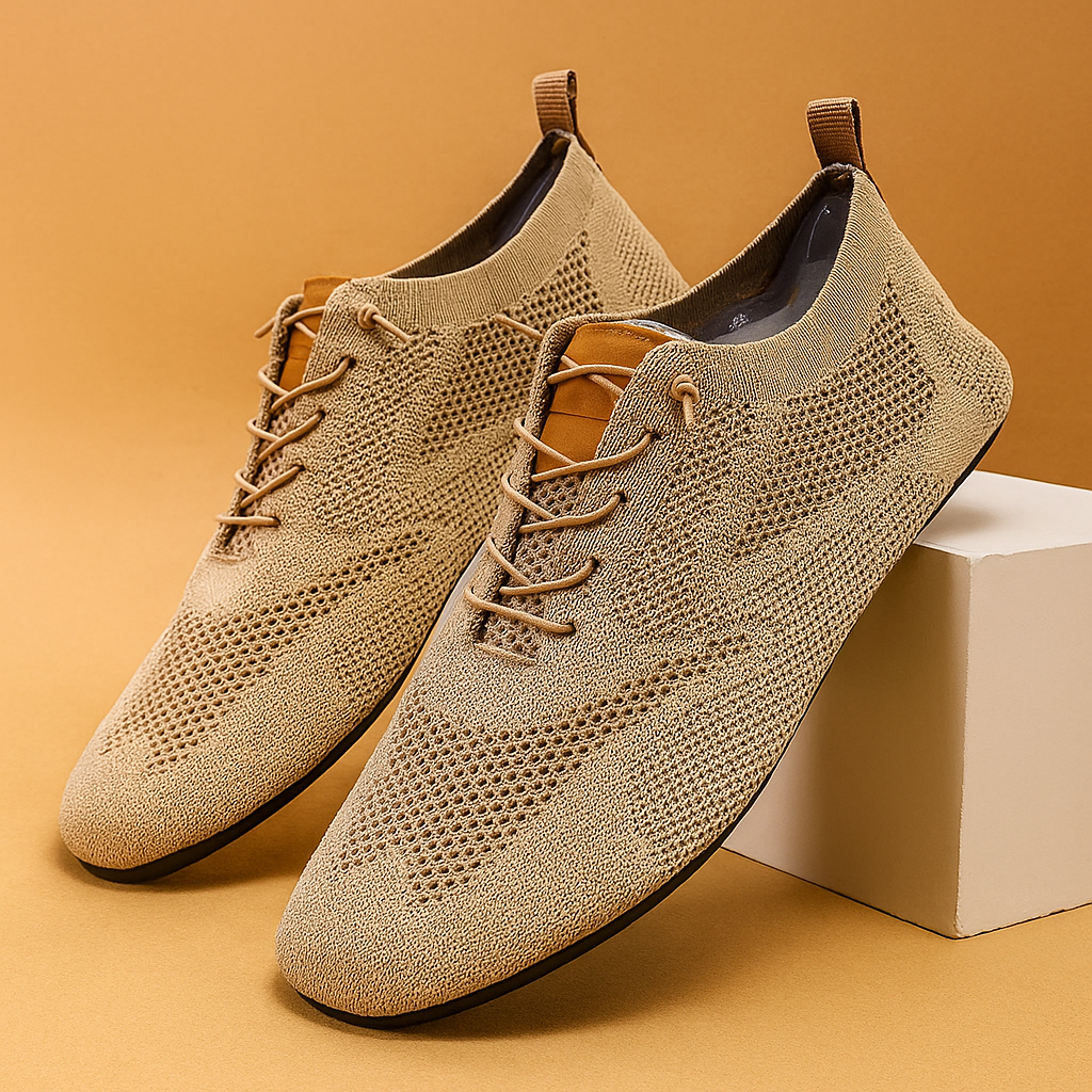 Lichtgewicht Ademend Mesh Instappers – Stijlvolle Veterschoenen voor Dames | Comfortabel voor Elke Dag