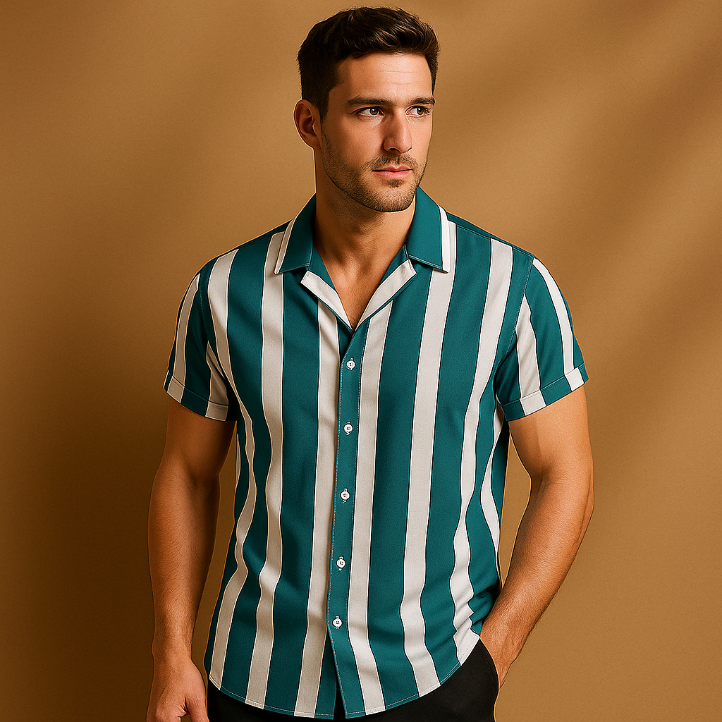 Gestreept Overhemd voor Heren – Stijlvol Casual Shirt met Tijdloos Strependessin