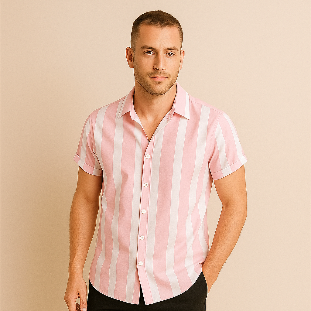Gestreept Overhemd voor Heren – Stijlvol Casual Shirt met Tijdloos Strependessin