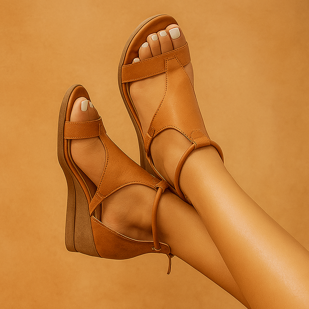 Comfortabele Orthopedische Leren Sandalen voor Dames – Hoogwaardige Kwaliteit & Steun voor de Voetboog