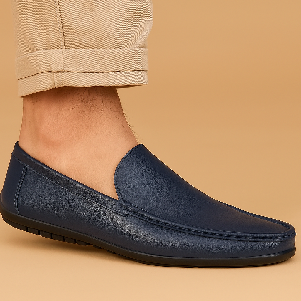 Klassieke Handgemaakte Leren Loafers – Comfortabele & Stijlvolle Hereninstappers