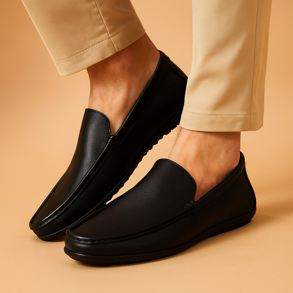 Klassieke Handgemaakte Leren Loafers – Comfortabele & Stijlvolle Hereninstappers