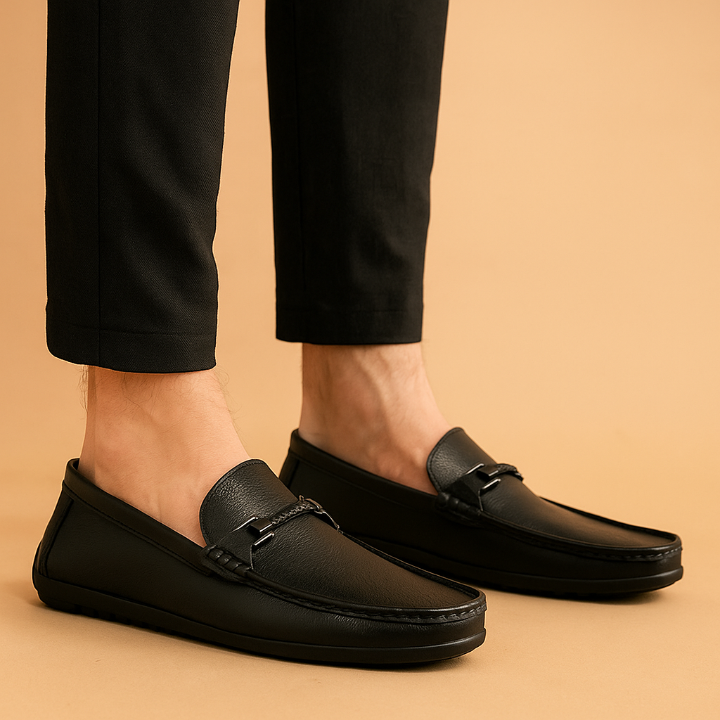Klassieke Handgemaakte Leren Loafers – Comfortabele & Stijlvolle Hereninstappers