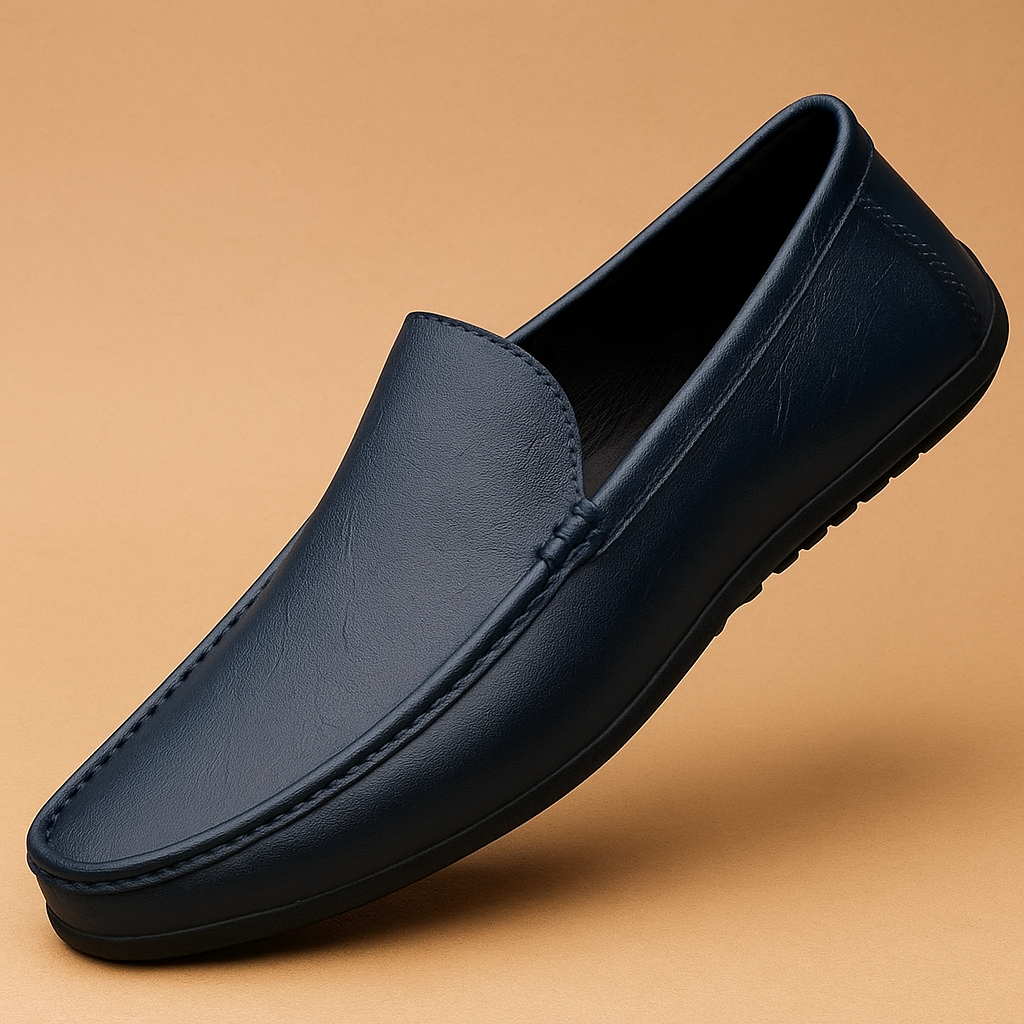 Klassieke Handgemaakte Leren Loafers – Comfortabele & Stijlvolle Hereninstappers