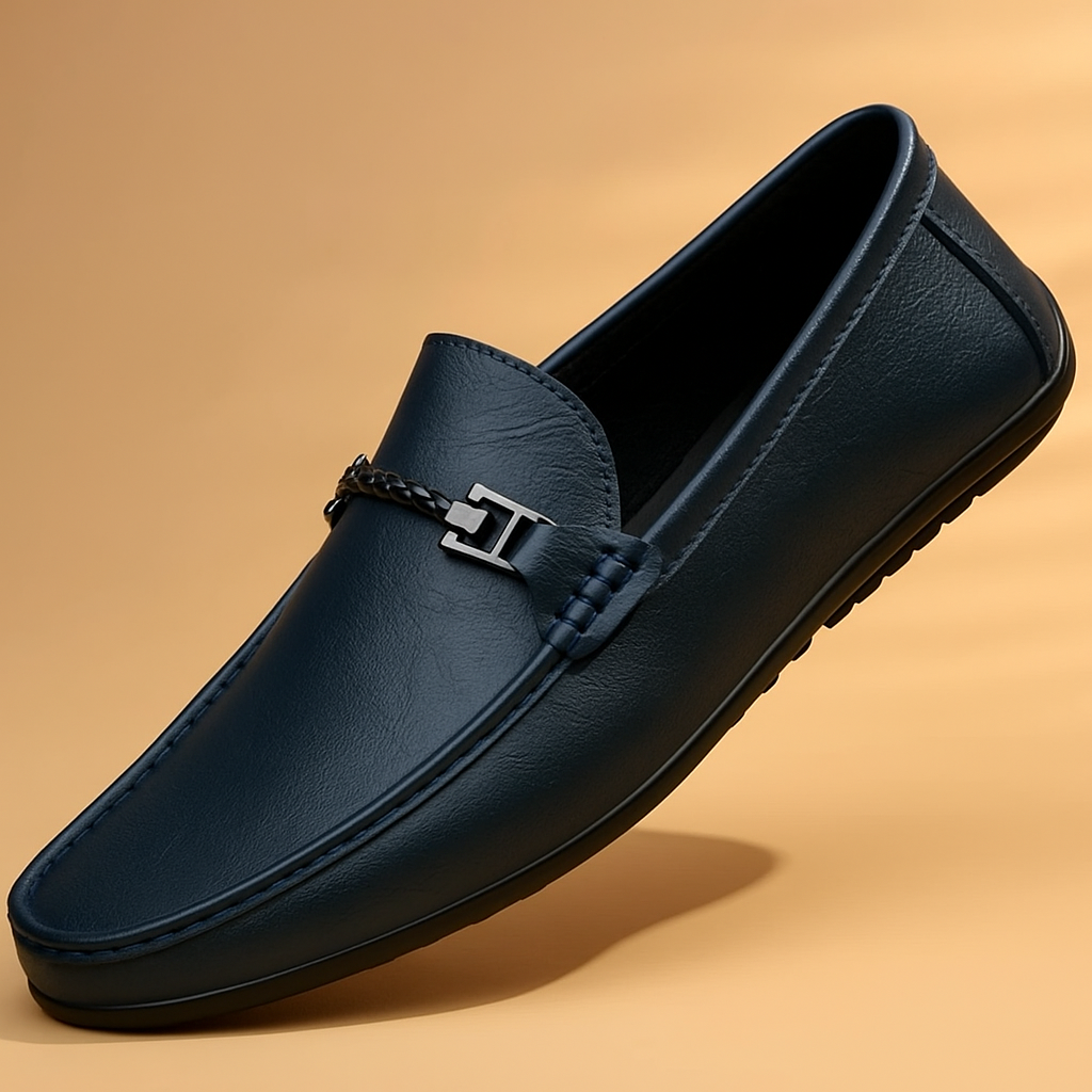 Klassieke Handgemaakte Leren Loafers – Comfortabele & Stijlvolle Hereninstappers