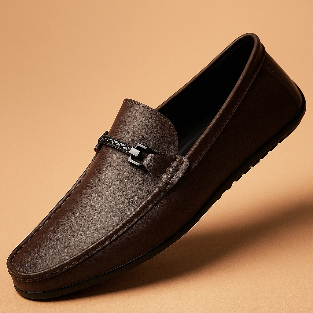 Klassieke Handgemaakte Leren Loafers – Comfortabele & Stijlvolle Hereninstappers