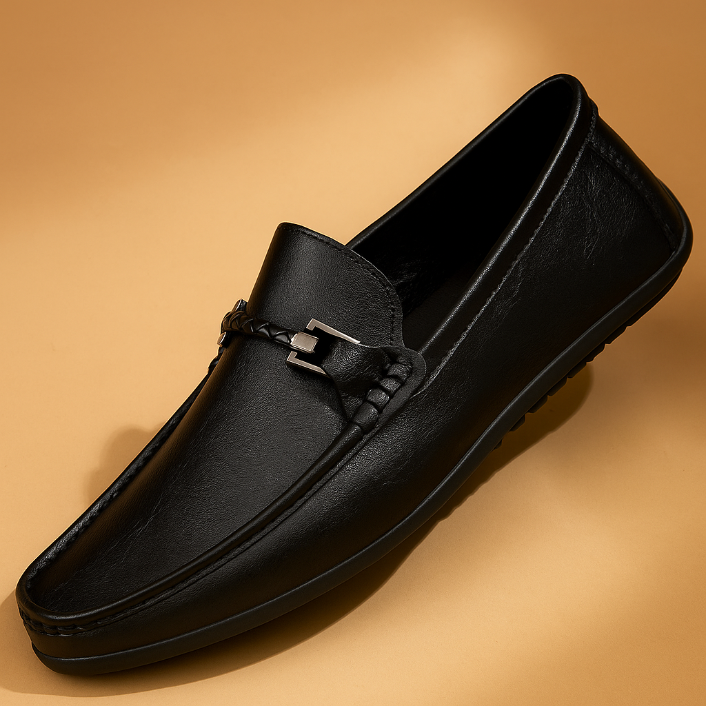 Klassieke Handgemaakte Leren Loafers – Comfortabele & Stijlvolle Hereninstappers