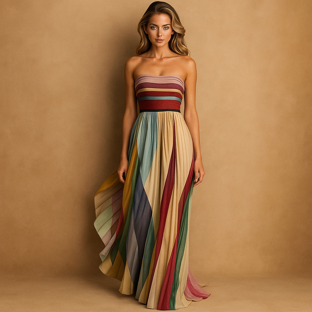 Lange Jurk van Eersteklas Stof – Elegante Maxi-jurk met Luxe Uitstraling