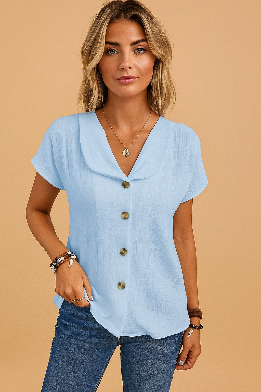 Zomerse Elegantie Blouse – Licht, Luchtig & Stijlvol
