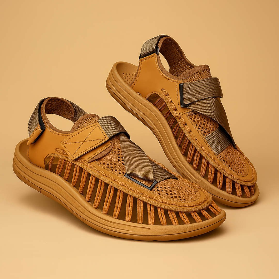 Geweven Orthopedische Sandalen – Comfort & Stevigheid