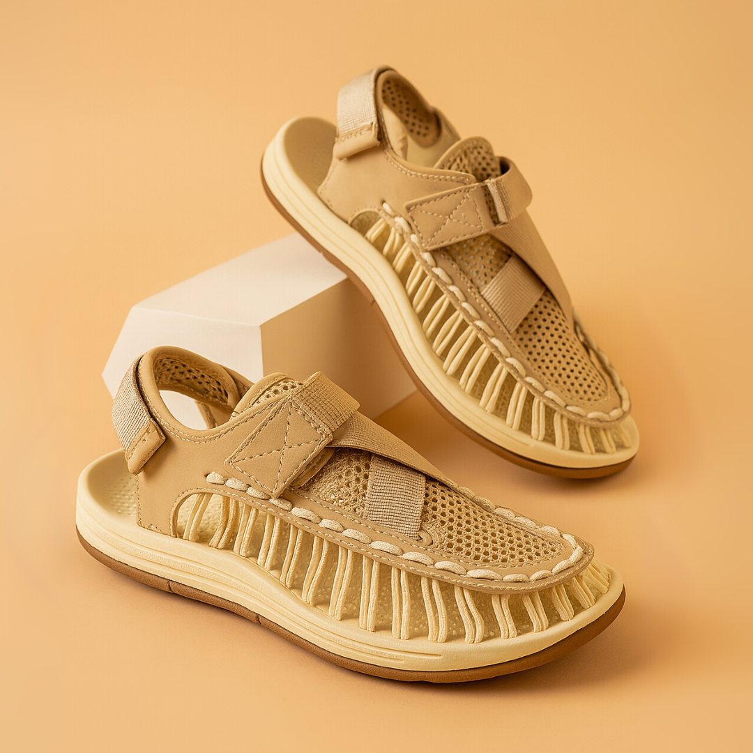 Geweven Orthopedische Sandalen – Comfort & Stevigheid