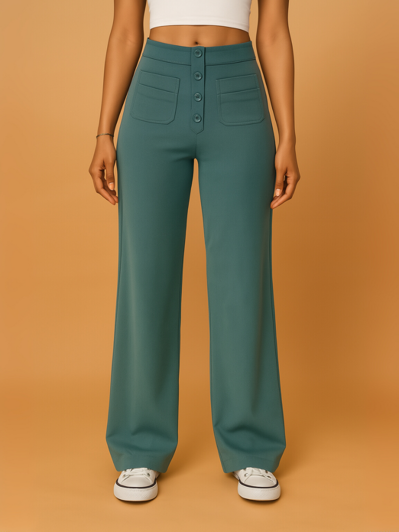 Flatterende Stretch Taillebroek – Comfort & Stijl in Eén