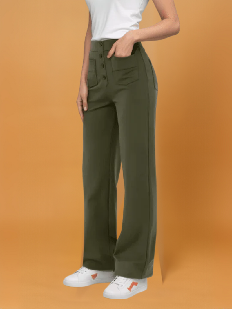 Flatterende Stretch Taillebroek – Comfort & Stijl in Eén