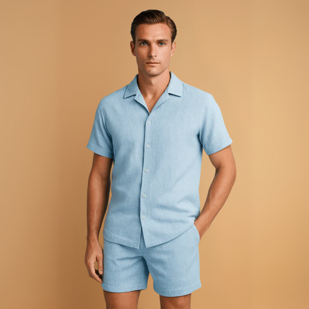 Noir Summer Set – Elegante Zomerset met Top en Shorts voor Dames