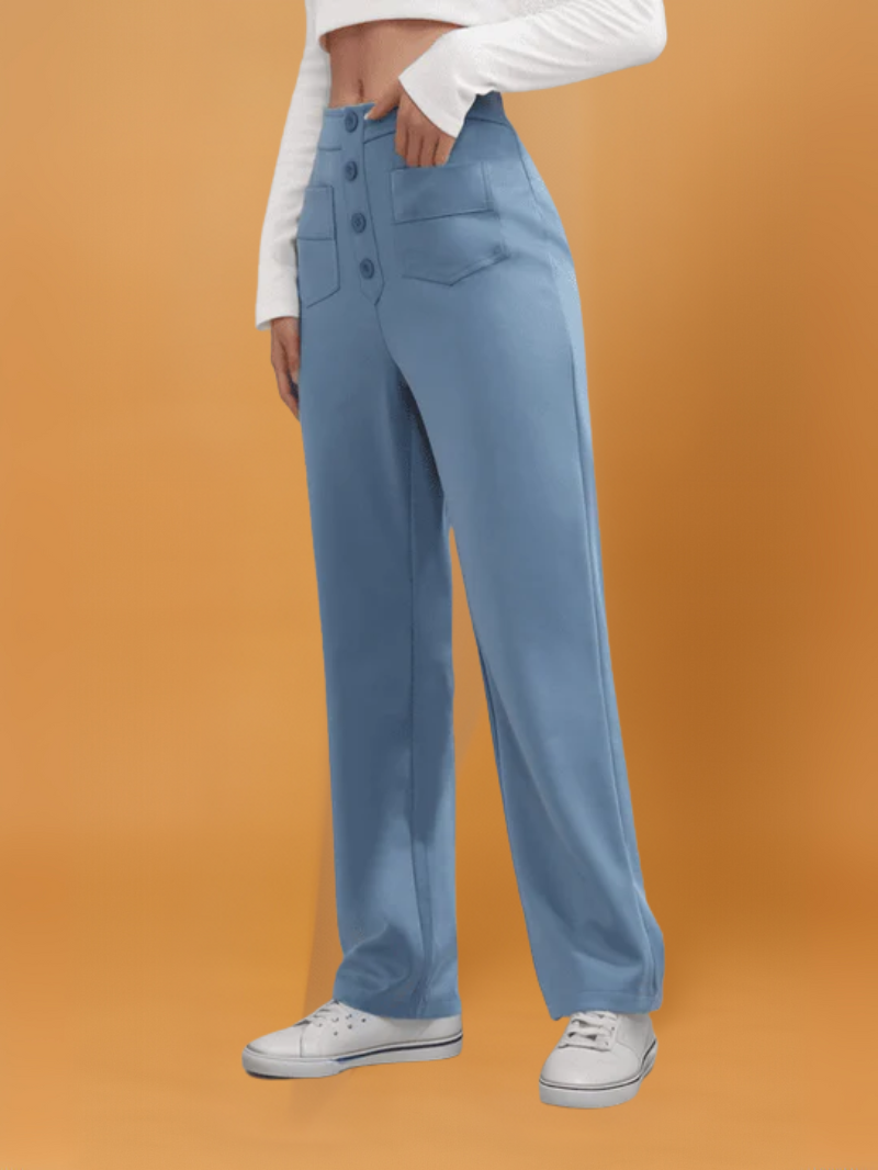 Flatterende Stretch Taillebroek – Comfort & Stijl in Eén
