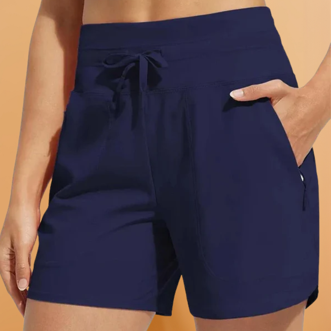 Dames Hoge Taille Zwem Boardshorts - Sneldrogend, Lichtgewicht en Comfortabel voor Actieve Stranddagen