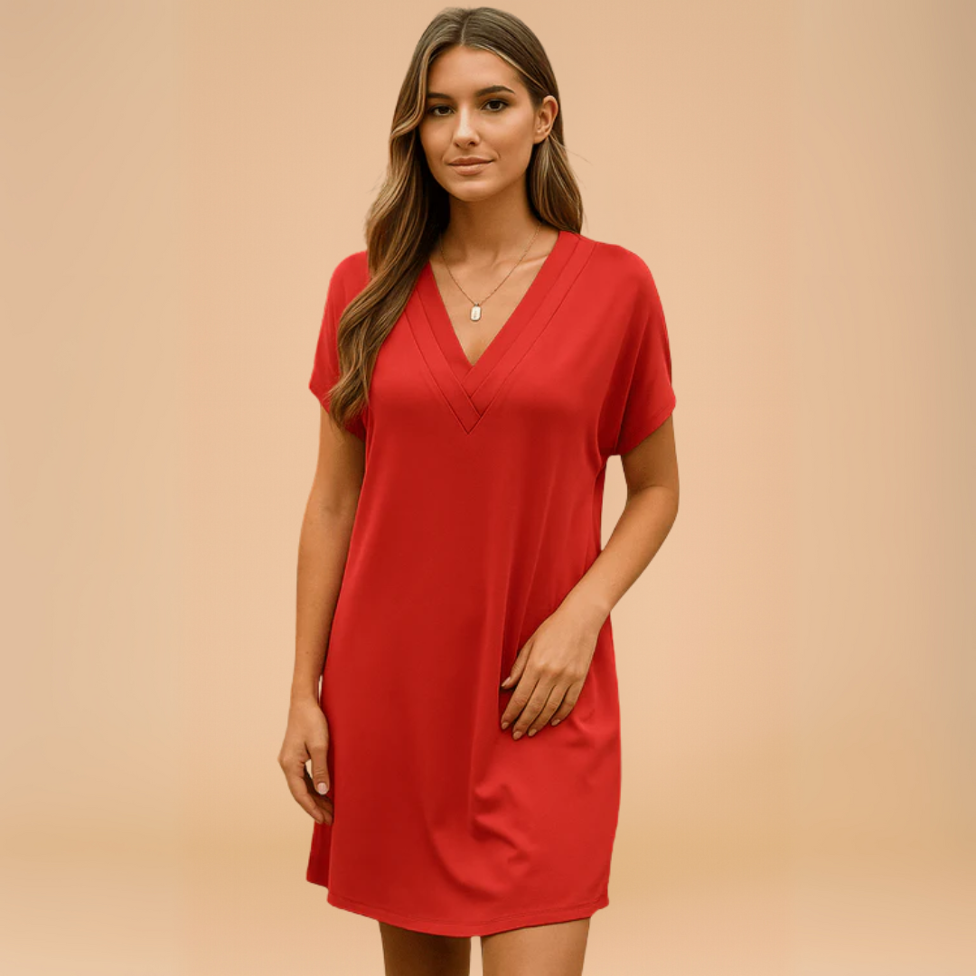 Elegante Zwierige Jurk met Splitmouwen – Ideaal voor Zomerse Dagen & Stijlvolle Outfits