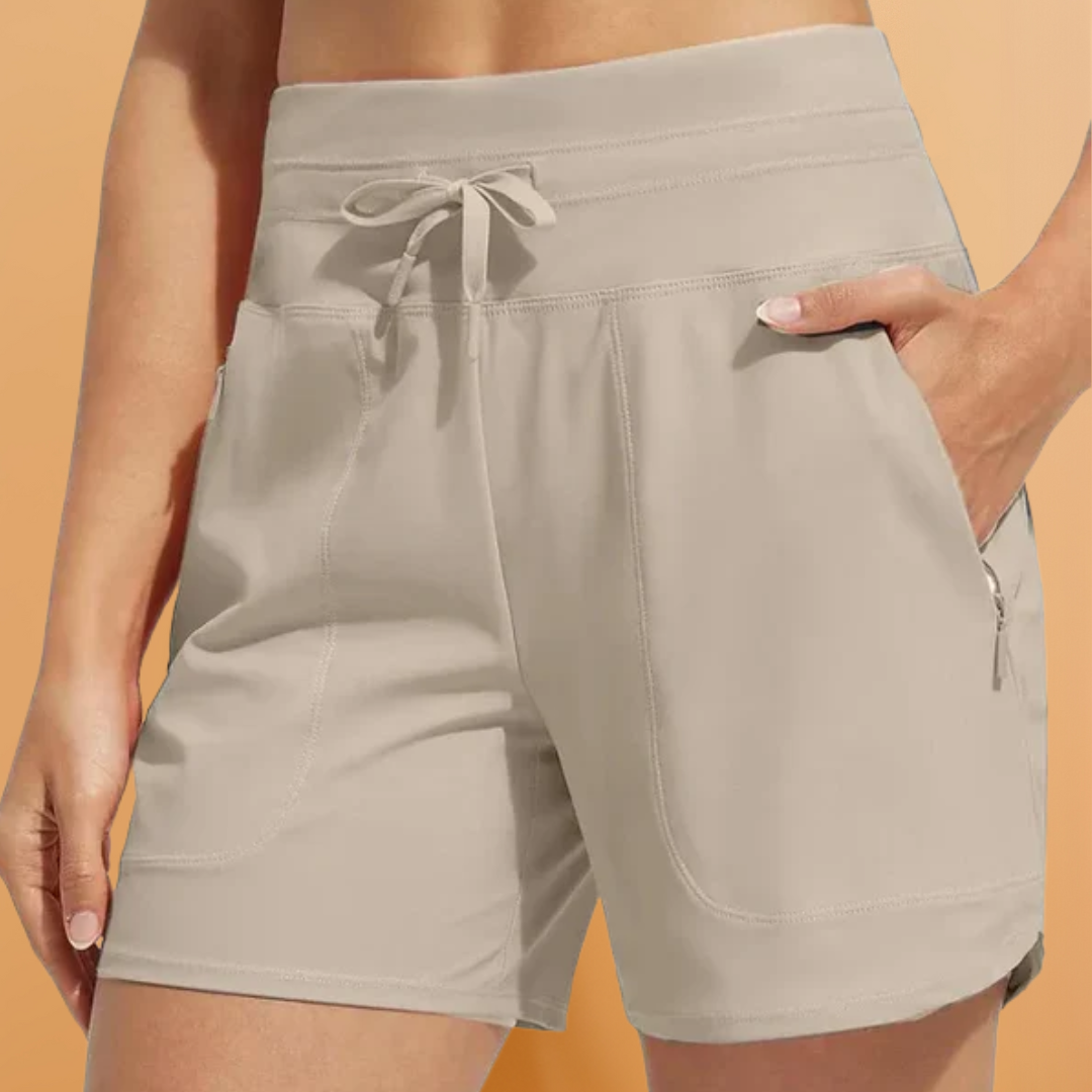 Dames Hoge Taille Zwem Boardshorts - Sneldrogend, Lichtgewicht en Comfortabel voor Actieve Stranddagen
