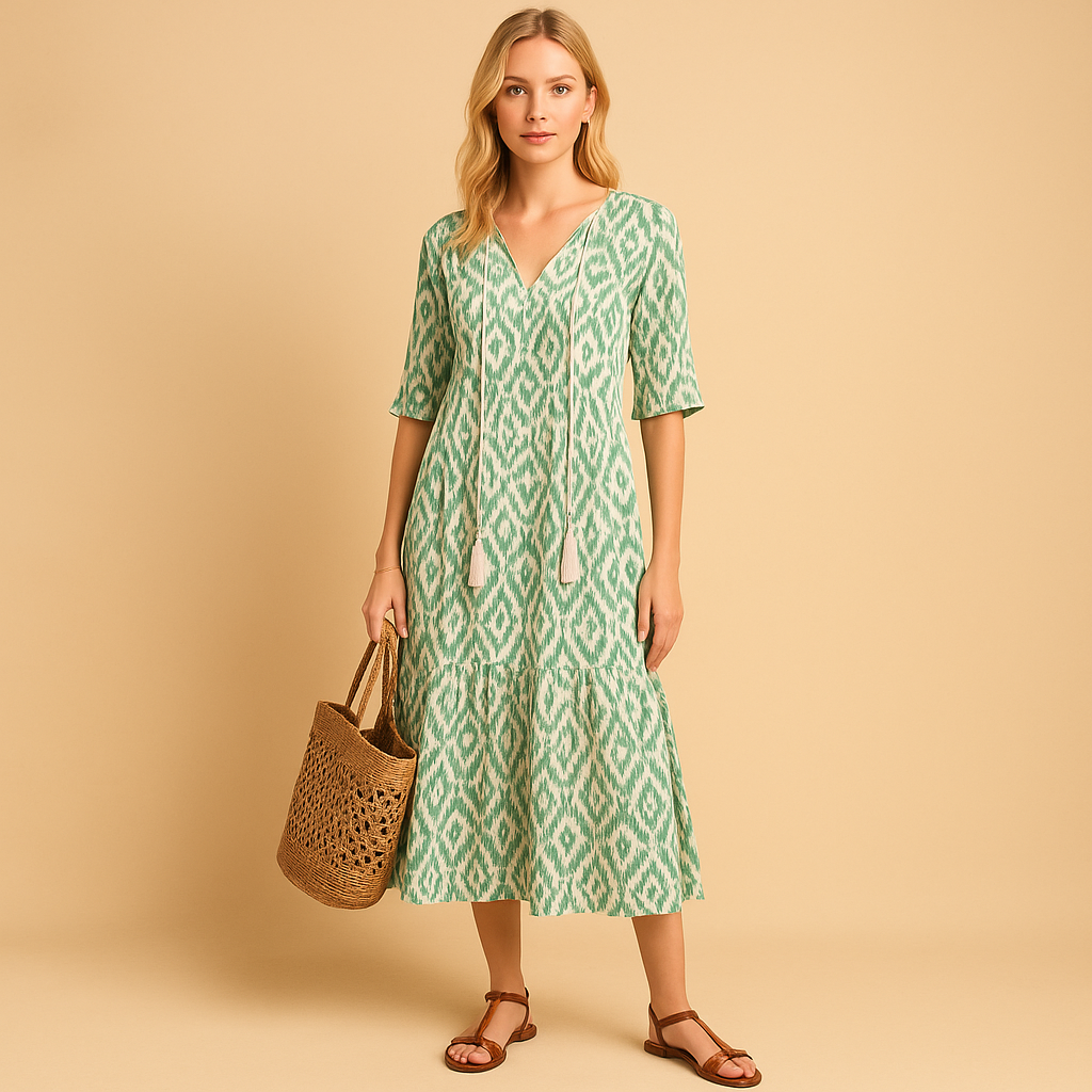 Wildflower Romance Jurk – Romantische Zomerjurk met Bloemenprint en Zwierige Pasvorm