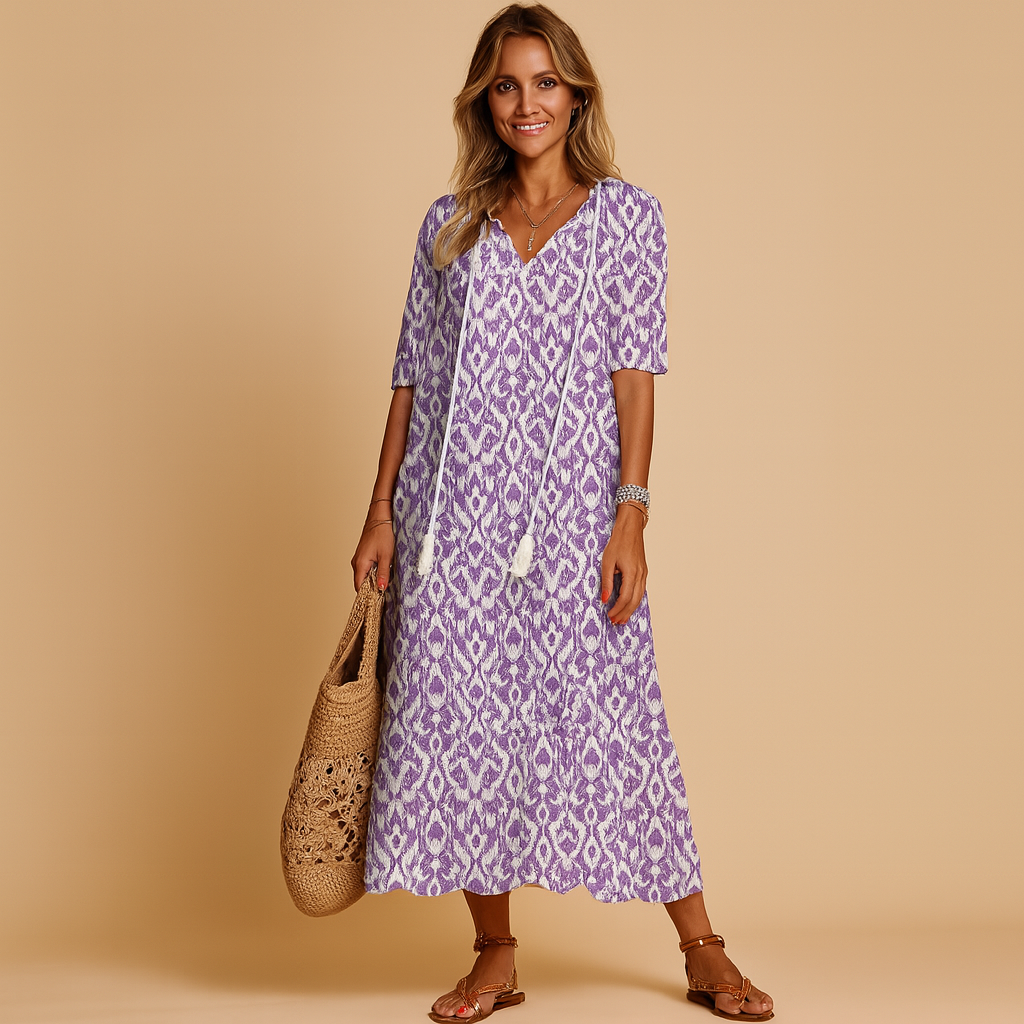 Wildflower Romance Jurk – Romantische Zomerjurk met Bloemenprint en Zwierige Pasvorm