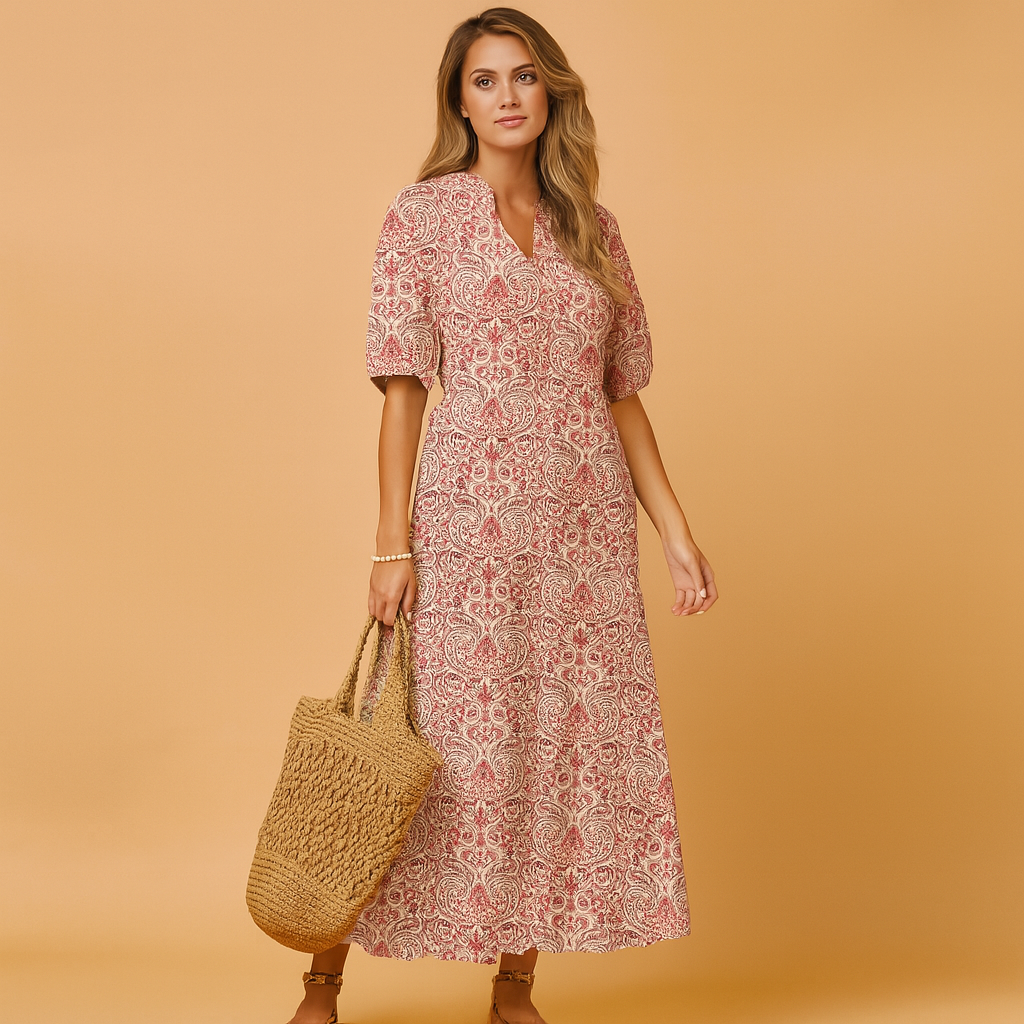 Wildflower Romance Jurk – Romantische Zomerjurk met Bloemenprint en Zwierige Pasvorm