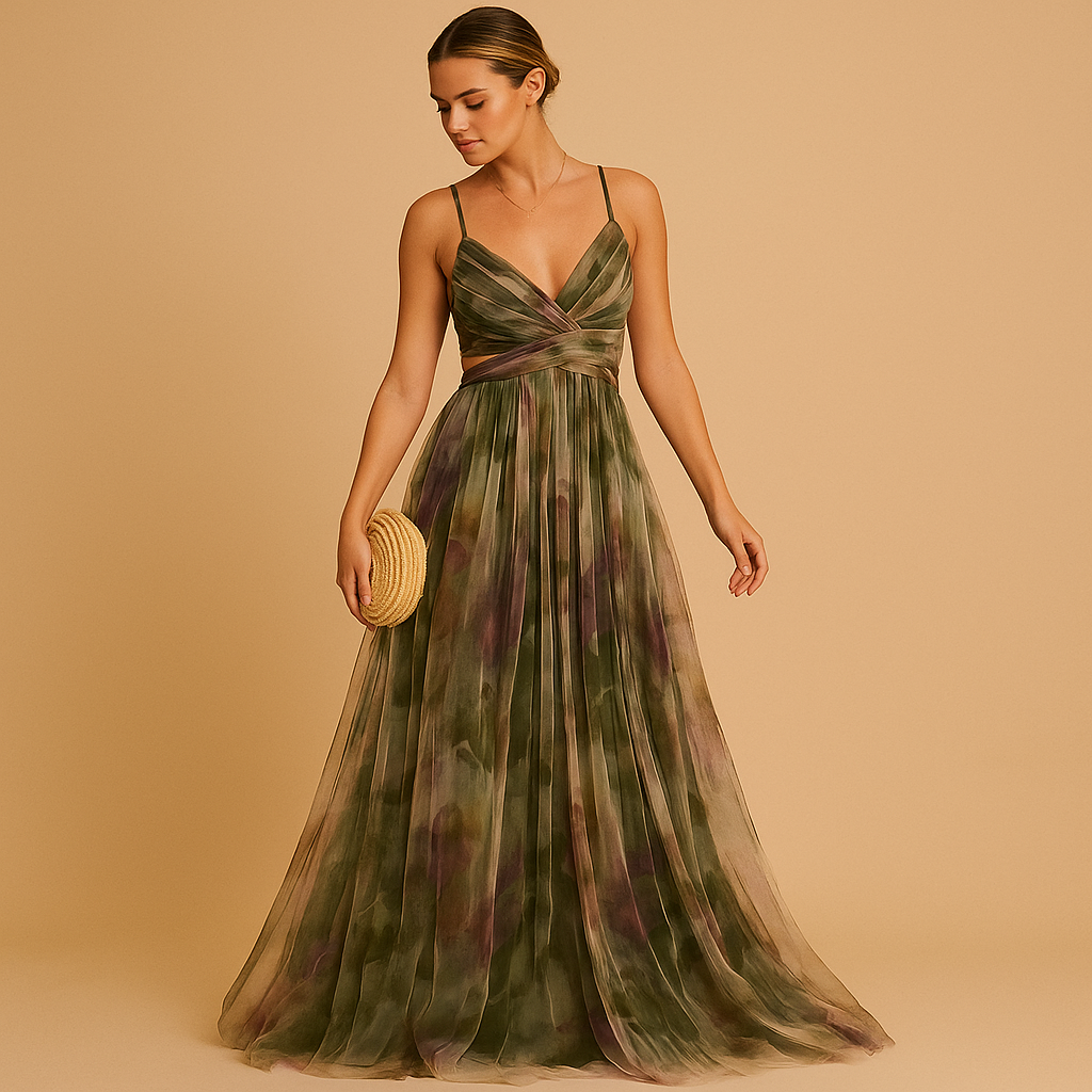 Elegante Zomer Maxi Jurk – Kreukvrij, Ademend en Vlekbestendig voor Comfort de Hele Dag