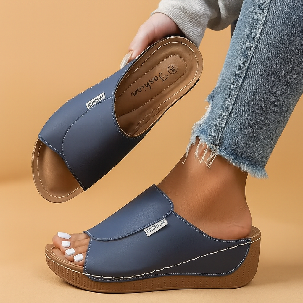 Comfortabele slippers met ondersteuning voor de voetboog