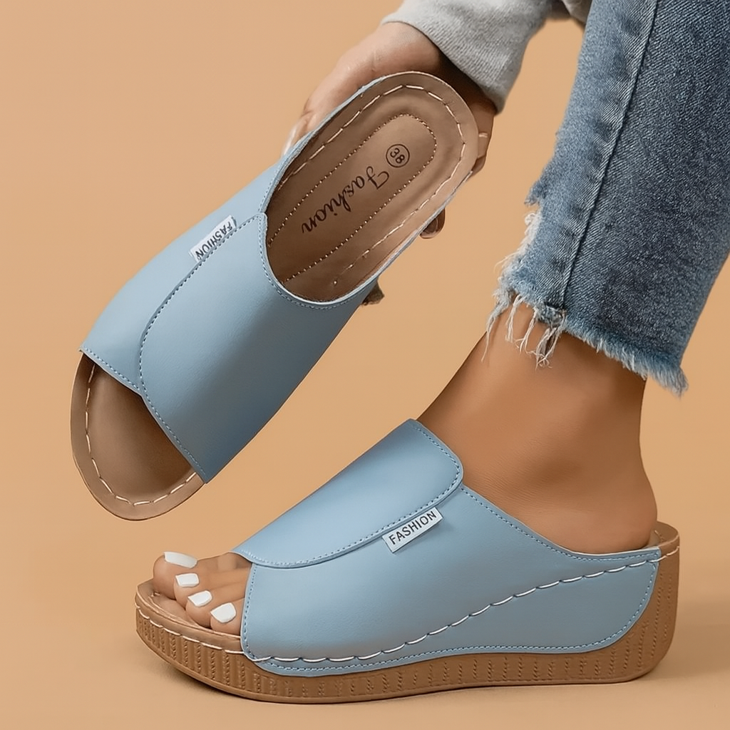 Comfortabele slippers met ondersteuning voor de voetboog