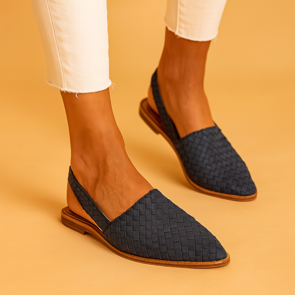 Elegante Handgemaakte Platte Dames Sandalen – Comfort & Stijl