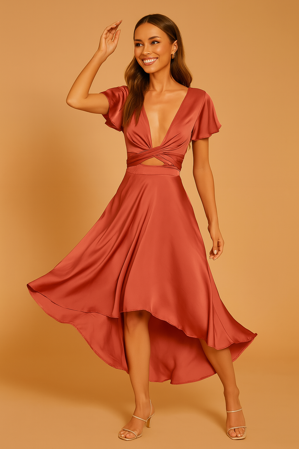 Glamorous Dress - Moeiteloze Chic met een Speelse Twist